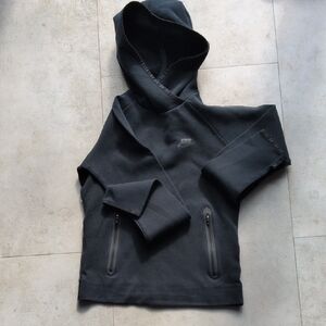 Nike Charcoal Hoodie with Zippered Pockets